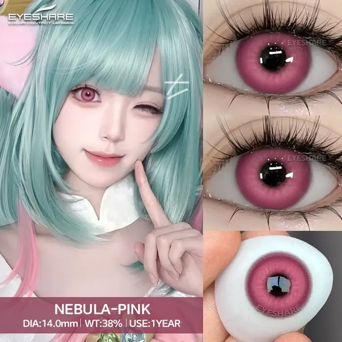 EYESHARE 1 paire de lentilles de Contact de couleur pour les yeux Anime Cosplay