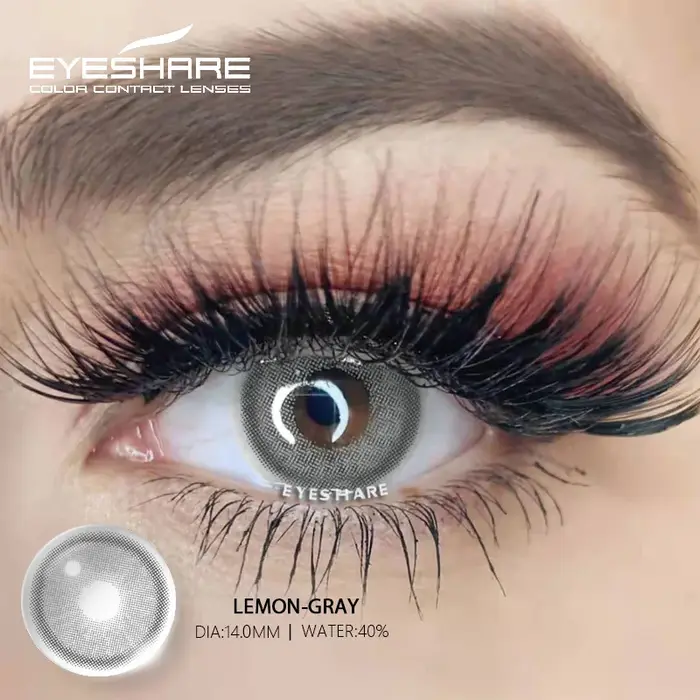 AMARA – lentilles de Contact de couleur marron et gris pour les yeux