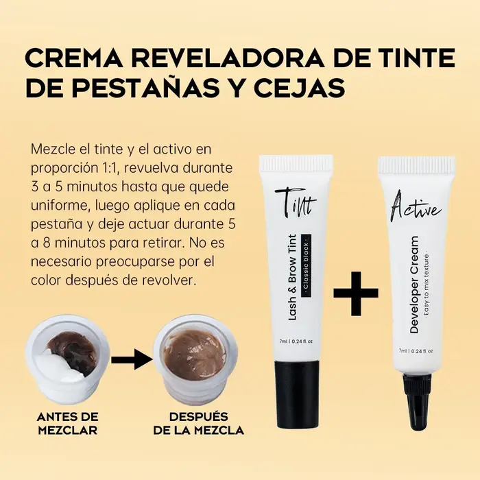 Gollee classique noir naturel cils levage Perm traitement ensemble de maquillage cils et sourcils te