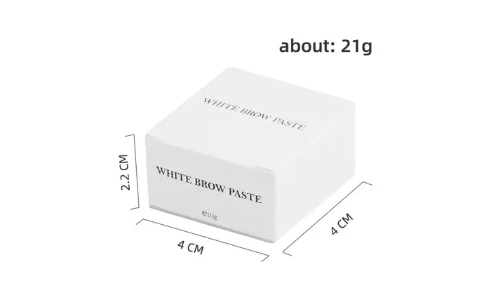 Pâte à sourcils cartographie blanche 10g pour la conception