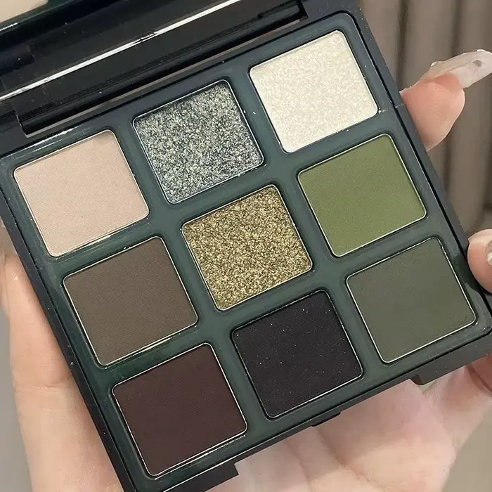 Palette de fards à paupières 9 couleurs