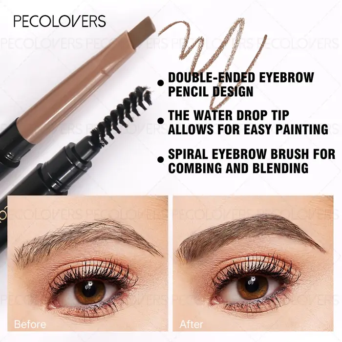 Crayon à sourcils marron lisse sans floraison
