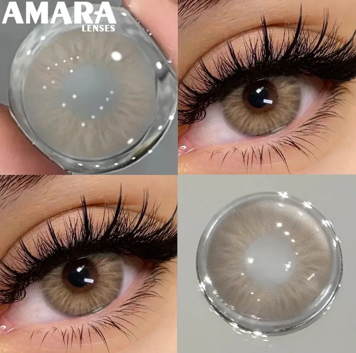 AMARA 1 Paire de Lentilles de Contact Colorées pour les Yeux