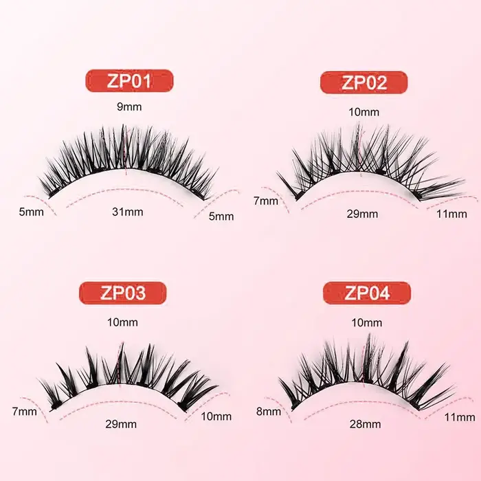 Cils magnétiques réutilisables