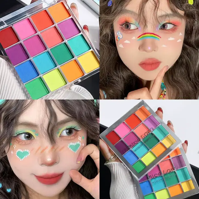 Kit de Palette de fards à paupières 16 couleurs