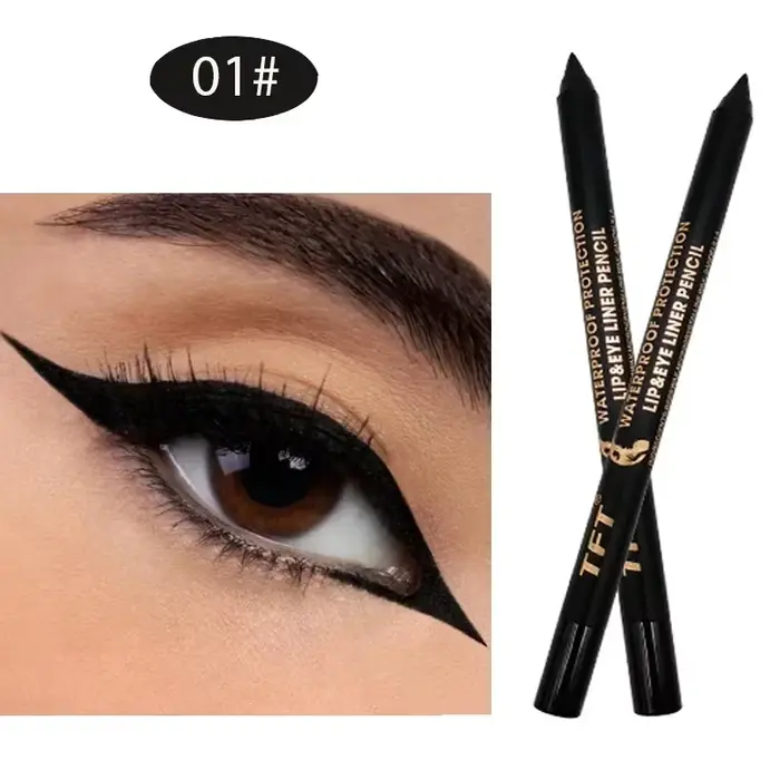 Crayon Eyeliner longue durée, Pigment coloré, imperméable, bleu, noir, blanc, stylo Gel, maquillage,