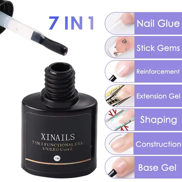 Fonction de renfort des ongles 7 en 1