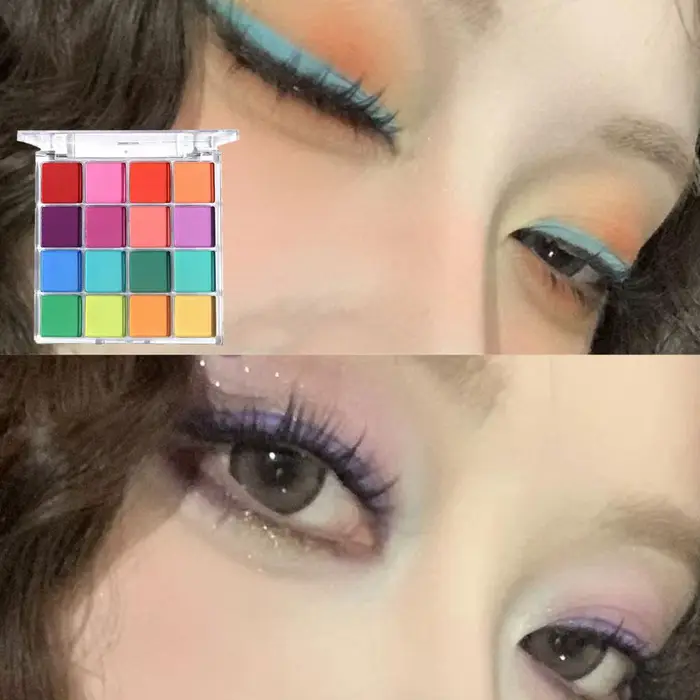 Kit de Palette de fards à paupières 16 couleurs