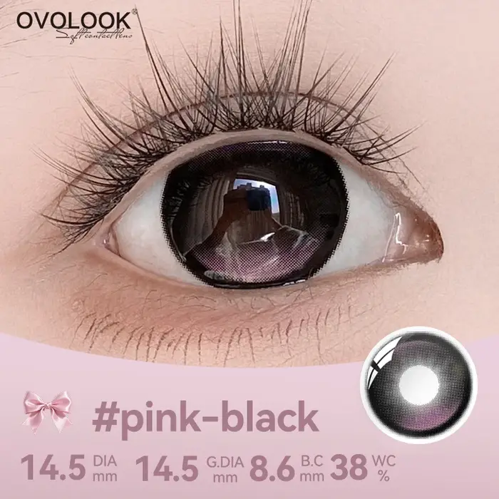 OVOLOOK - 2 pièces/paire Lentilles de contact colorées de style coréen pour les yeux