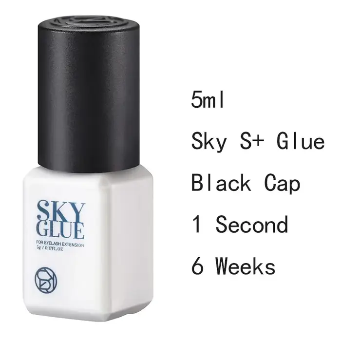 Colle ciel originale pour Extensions de cils, 1 bouteille, 5ml, ligne ciel coréenne 0.5s, adhésif po