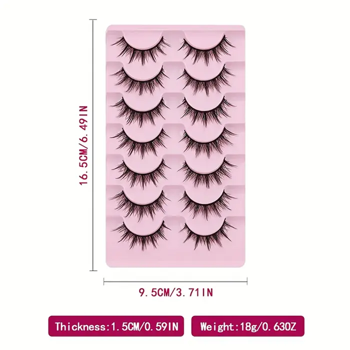 Faux cils d'aspect naturel