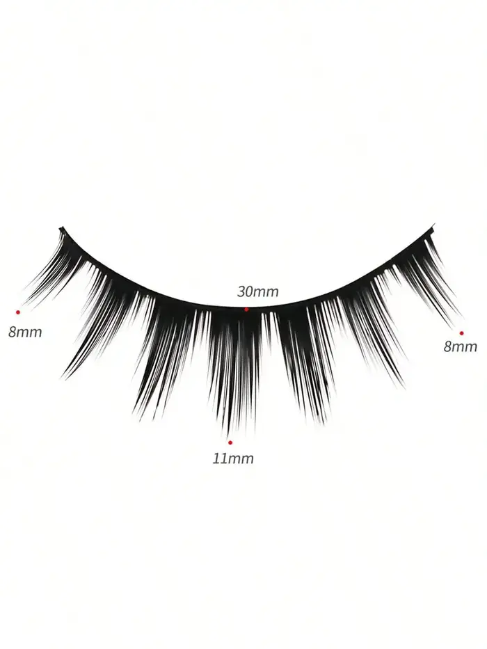 10 paires de faux cils Anime/Manga