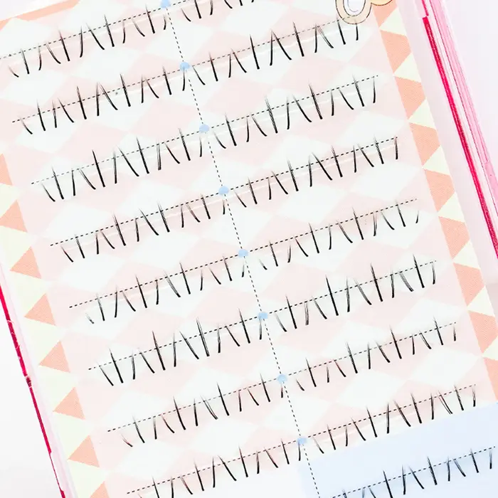 Faux-cils inférieurs segmentés