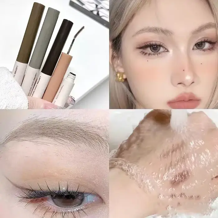 Ensemble de teinte de Gel de teinture pour rehausseur de sourcils naturel