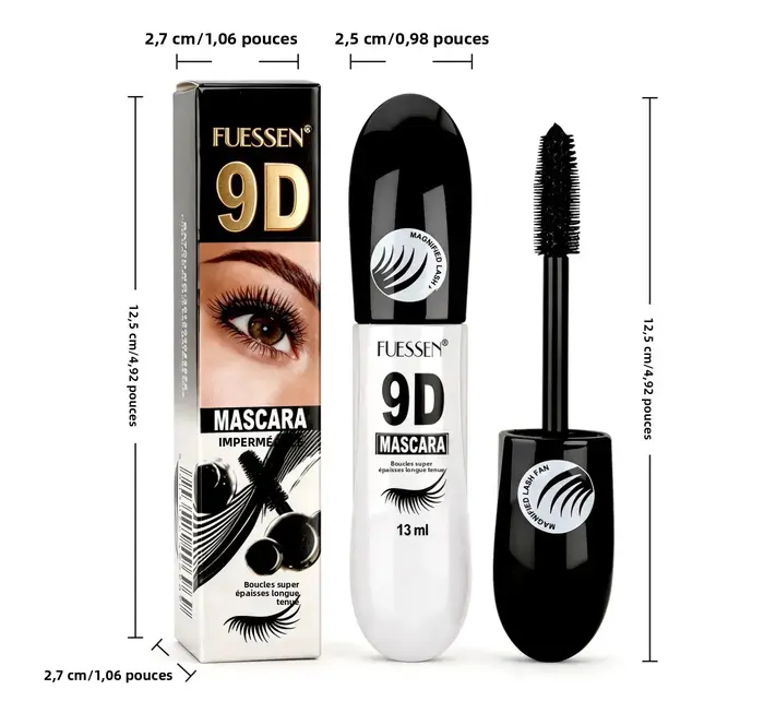 Mascara en fibres 9D noir