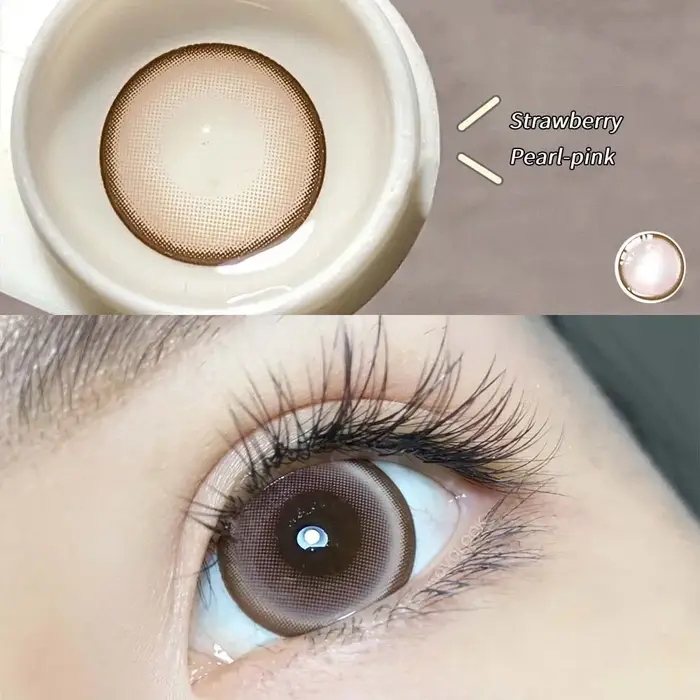 2PCS/paire grandes lentilles série perle
