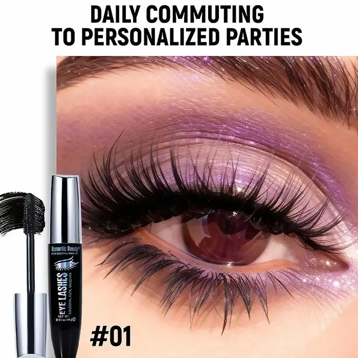Mascara pour extensions de cils, imperméable, longue durée, volumisant, allongeant, recourbant, noir, maquillage pour les yeux, cosmétiques