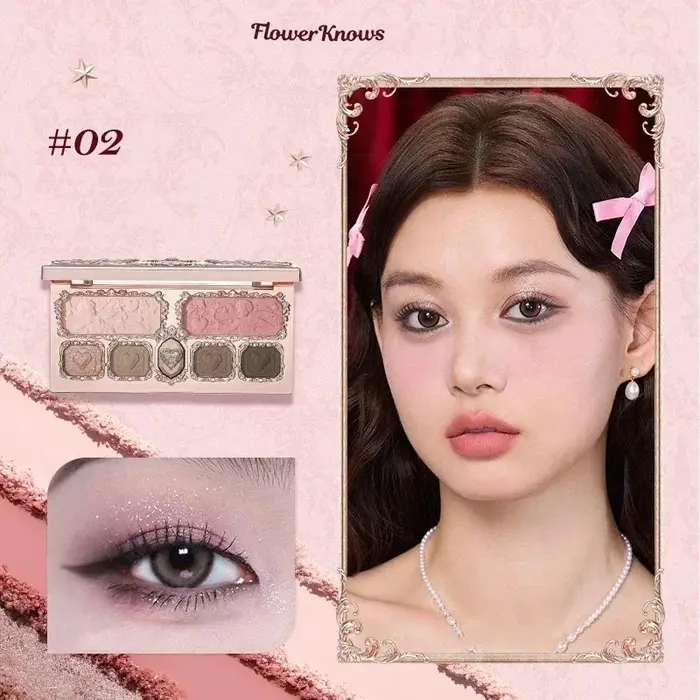 Petite fleur d'ange sait Palette de fard à paupières paillettes pour les yeux