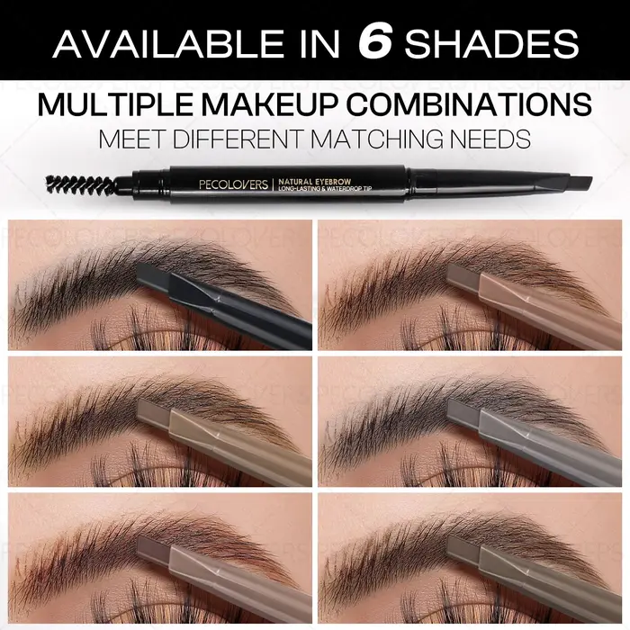 Crayon à sourcils marron lisse sans floraison