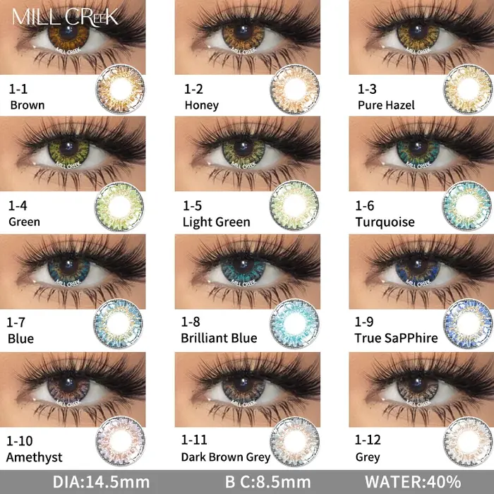 Lentilles de contact colorées pour cosplay