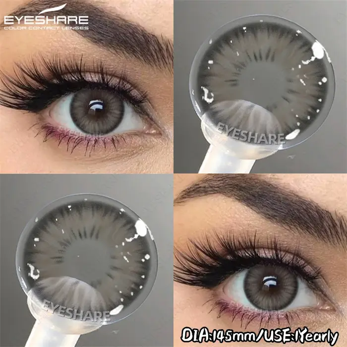 EYESHARE nouveau coréen rose violet yeux Contact couleur lentilles