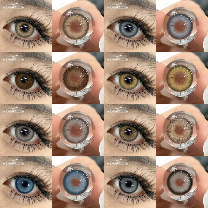 EYESHARE 1 paire de lentilles de Contact de couleur pour les yeux cosmétiques
