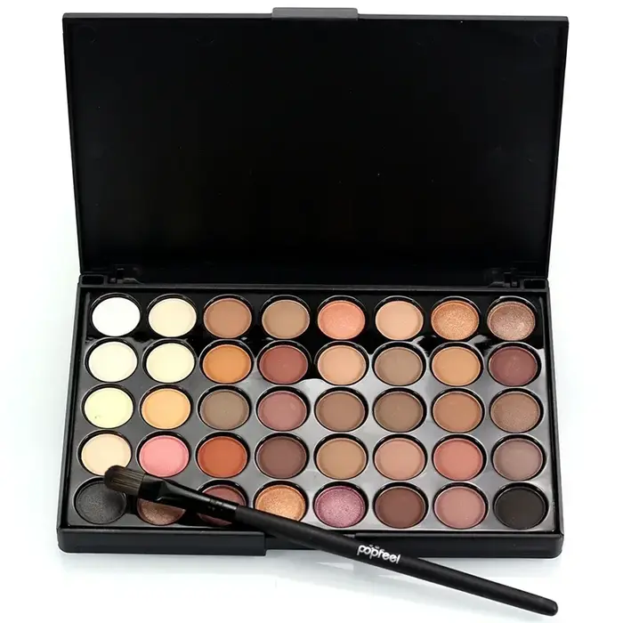 40 couleurs mat fard à paupières Palette maquillage terre