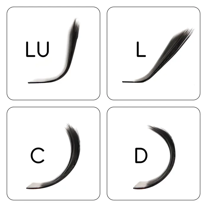 Extension de cils de production de faux cils OEM avec logo privé personnalisé