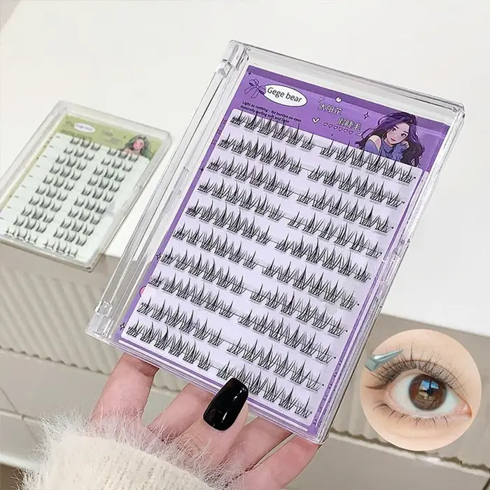 Gege Bear Faux cils sans colle – Application facile en 3 étapes