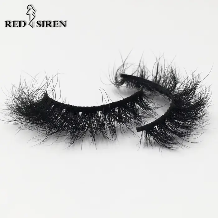 RED SIREN – Faux-cils 3D en vison réutilisables, 100% sans cruauté envers les animaux, doux et natur