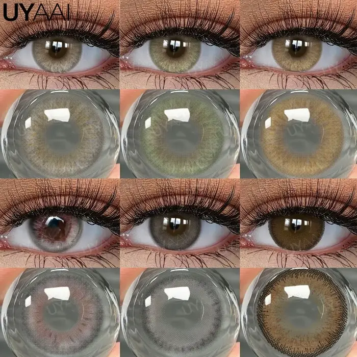 Lentilles de contact UYAAI : Lentilles de beauté noires