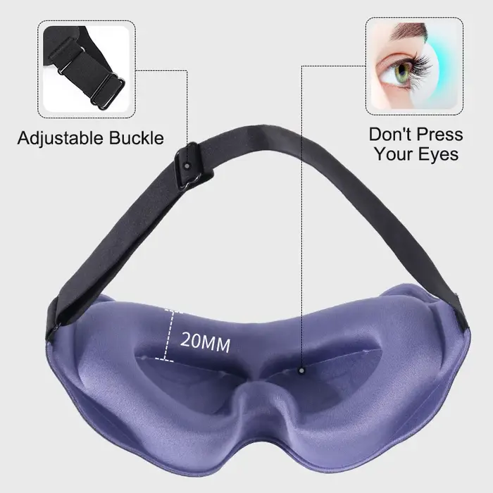 Masque oculaire 3D pour hommes et femmes