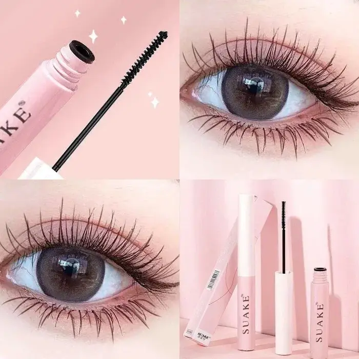 Mascara à friser en Fiber de soie, brosse Ultra-fine, allongeant, volumateur, imperméable, résistant