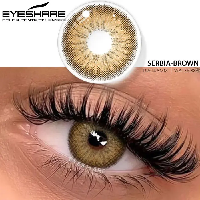 EYESHARE 1 paire de lentilles de Contact de couleur pour les yeux cosmétiques