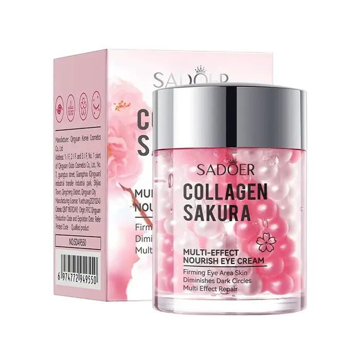 SADOER Sakura crème pour les yeux Anti cernes rides hydratant crèmes Anti-âge
