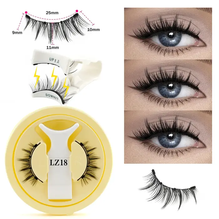 Ensemble de faux cils magnétiques