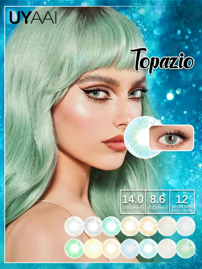 UYAAI lentilles de couleur naturelle yeux