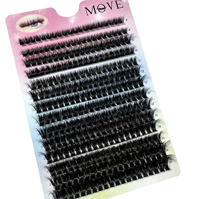 280Ps bricolage 5D grappes de cils moelleux 80D