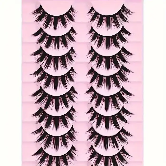 Outils de maquillage épais pour les yeux, 2 boîtes de 20 paires d'extensions de légumineuses et de p