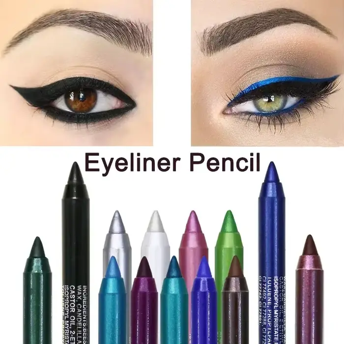 Stylo Eyeliner coloré 6 couleurs
