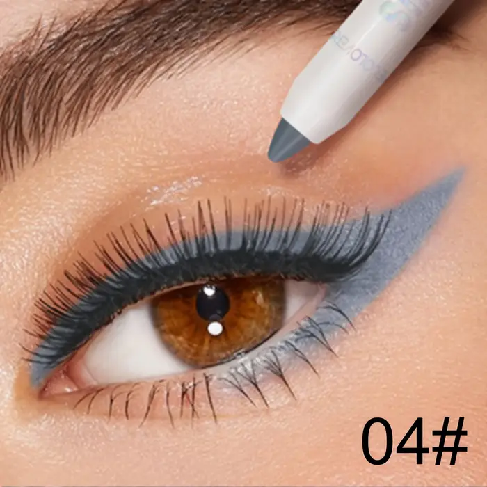 Bâtons de fard à paupières imperméables, longue durée, haute pigmentation, scintillants et mat, marr