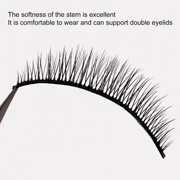 Faux cils naturels en fibre artificielle