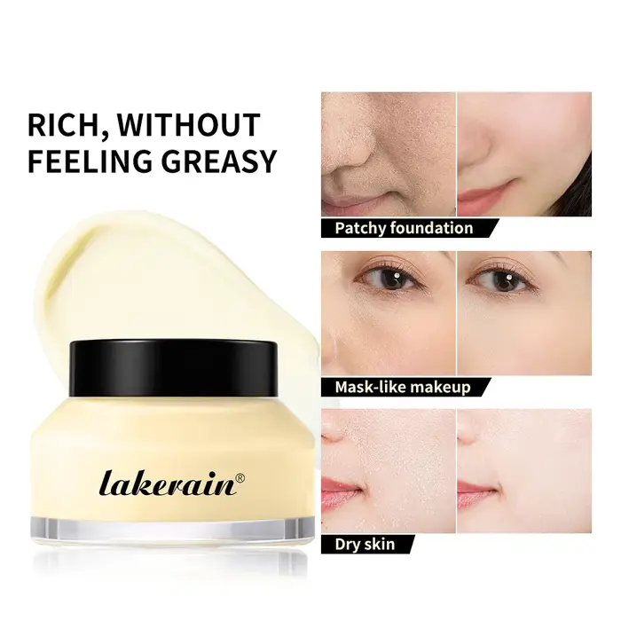 Lakerain Base pour le visage enrichi en vitamines 2 en 1