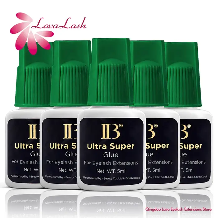Colle IB Ultra Super originale coréenne pour Extensions de cils, 5ml, professionnelle, capuchon vert