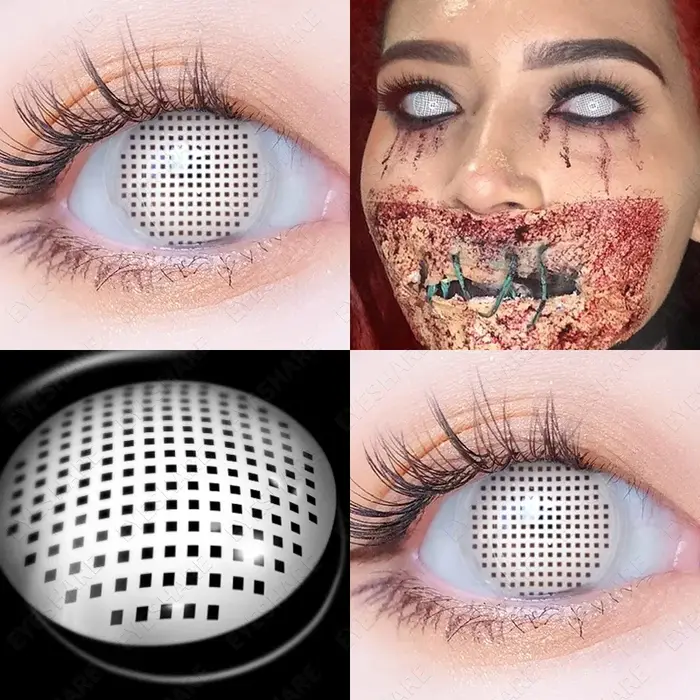 Cosplay lentilles de Contact de couleur pour les yeux maquillage Halloween beauté