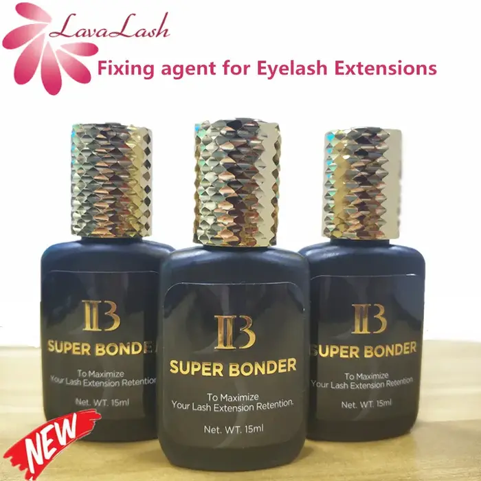 Agent fixateur IB SUPER BONDER 15ml pour extensions de cils, primer adhésif, liquide de durcissement