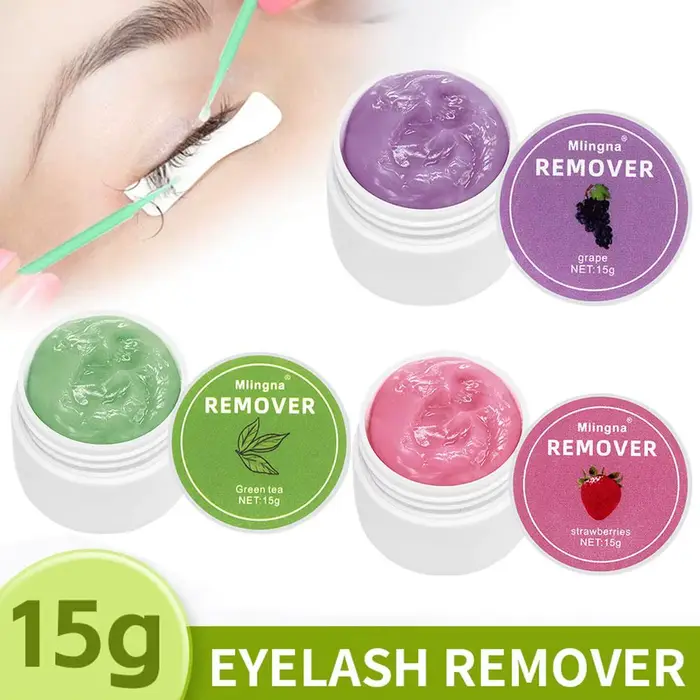 Crème dissolvant de colle pour cils