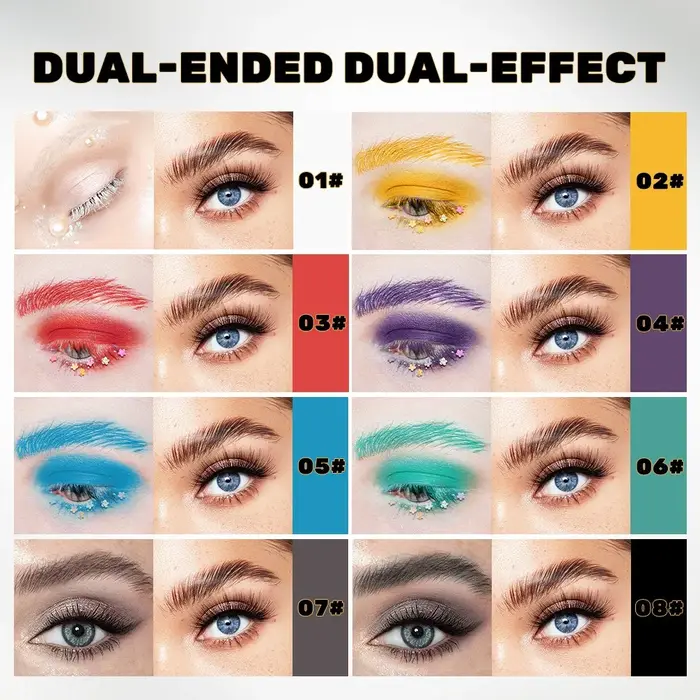 Mascara à sourcils à Double extrémité