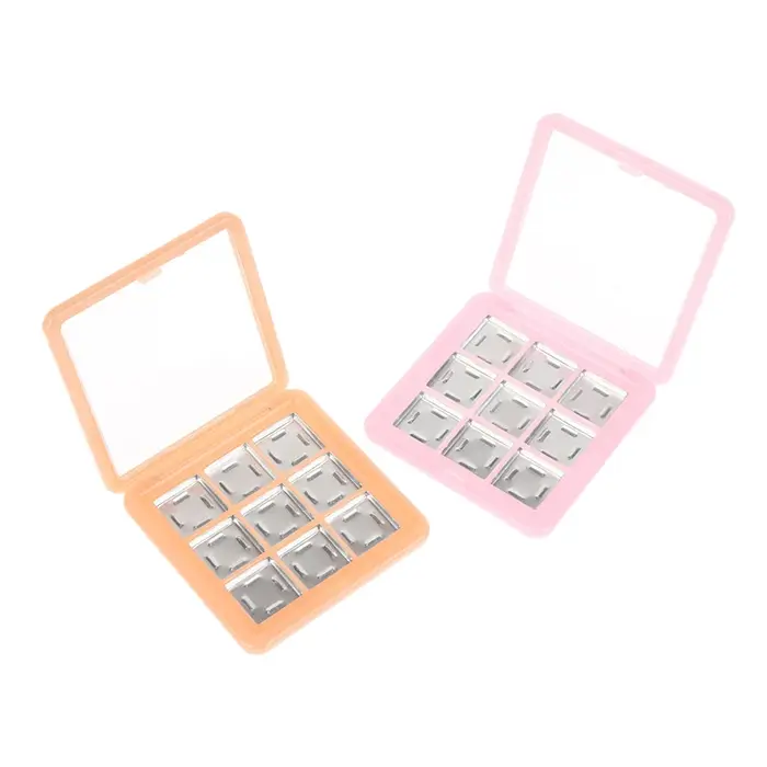 Palette de maquillage pour les yeux à 9 compartiments vides