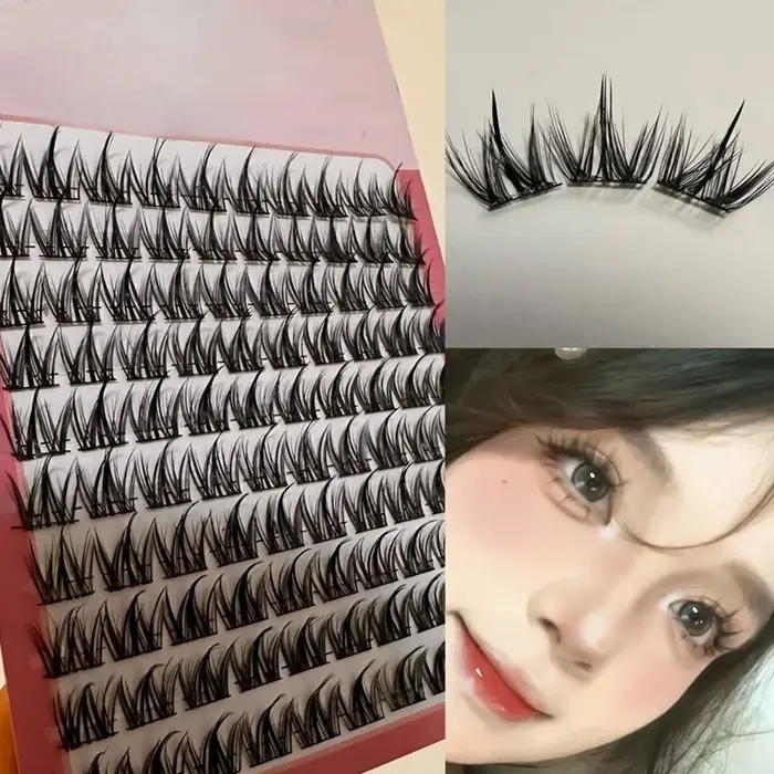 Faux cils en grappes individuelles de la série Puppy